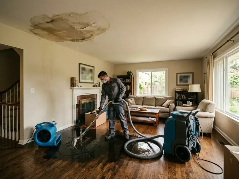 attic-pipe-burst-ceiling-drip-008 — frequently asked questions, Water Damage Restoration & Carpet Care in Morrisville, VT